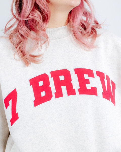 7 Brew applique style mockneck, custom made by hi-fin
